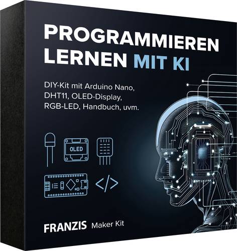FRANZIS 67236 Experimente, Löten, Programmieren, Elektronik, Lernen & Schule Maker Kit ab 14 Jahre Box