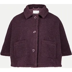 Jacke PlUEsch Violett 36