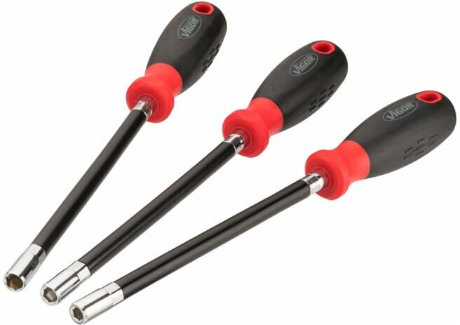 VIGOR Set de tournevis flexibles 6, 7, 8 mm V5661 ∙ 3 outils (V5661)
