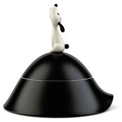 Alessi Hundenapf Lula black AMMI19 B Futterschale Schwarz 1 St.