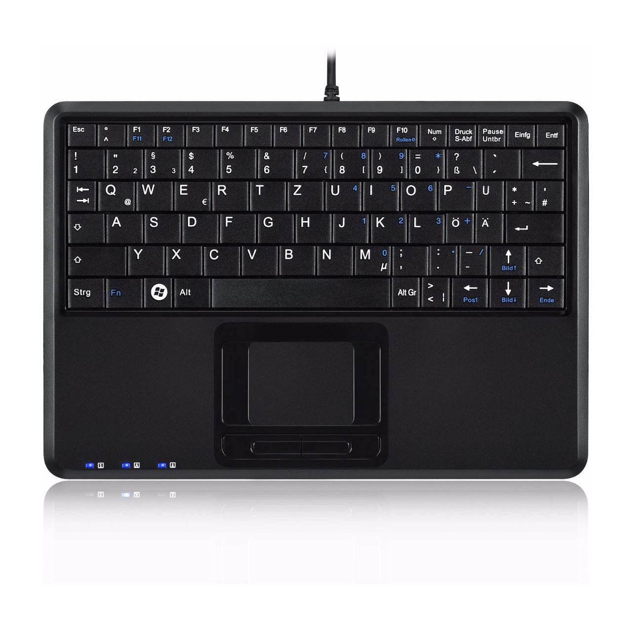 Perixx Tastatur, PERIBOARD-510 H PLUS, USB, UK-Tastaturlayout