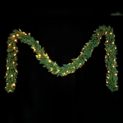 METRO PROFESSIONAL Weihnachtsgirlande, Gummi/PE/Metall, 5.4 m