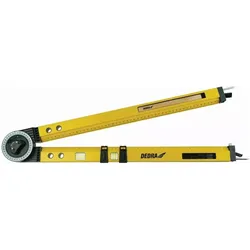 Dedra, Wasserwaage, Winkelmesser 620 mm, zwei Phiolen (62 cm)