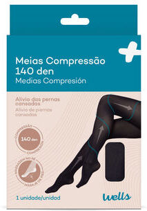 Wells Collants de Descanso Alívio e Prevenção Preto L