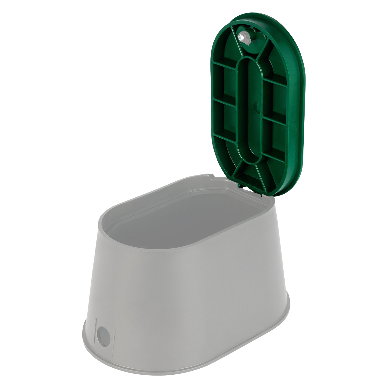 REKUBIK Ersatzdeckel Verschlussdeckel für Ventilkasten PRO Schacht oval COP.PC201-027-V