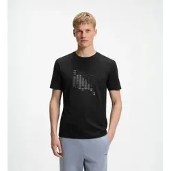 BOSS für Herren. 50566853 Network Flag Shirt schwarz (XXL), Lässig, Baumwolle, Kurzarm