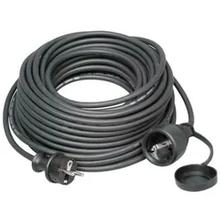 Kopp 147325044 Gummi-Verlängerung 25m H 05 RRf 3G1,5qmm schwarz