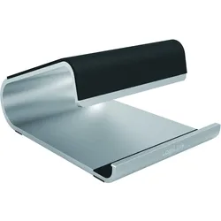 LogiLink Aluminium Ständer, Tablet Halterung, Schwarz, Silber