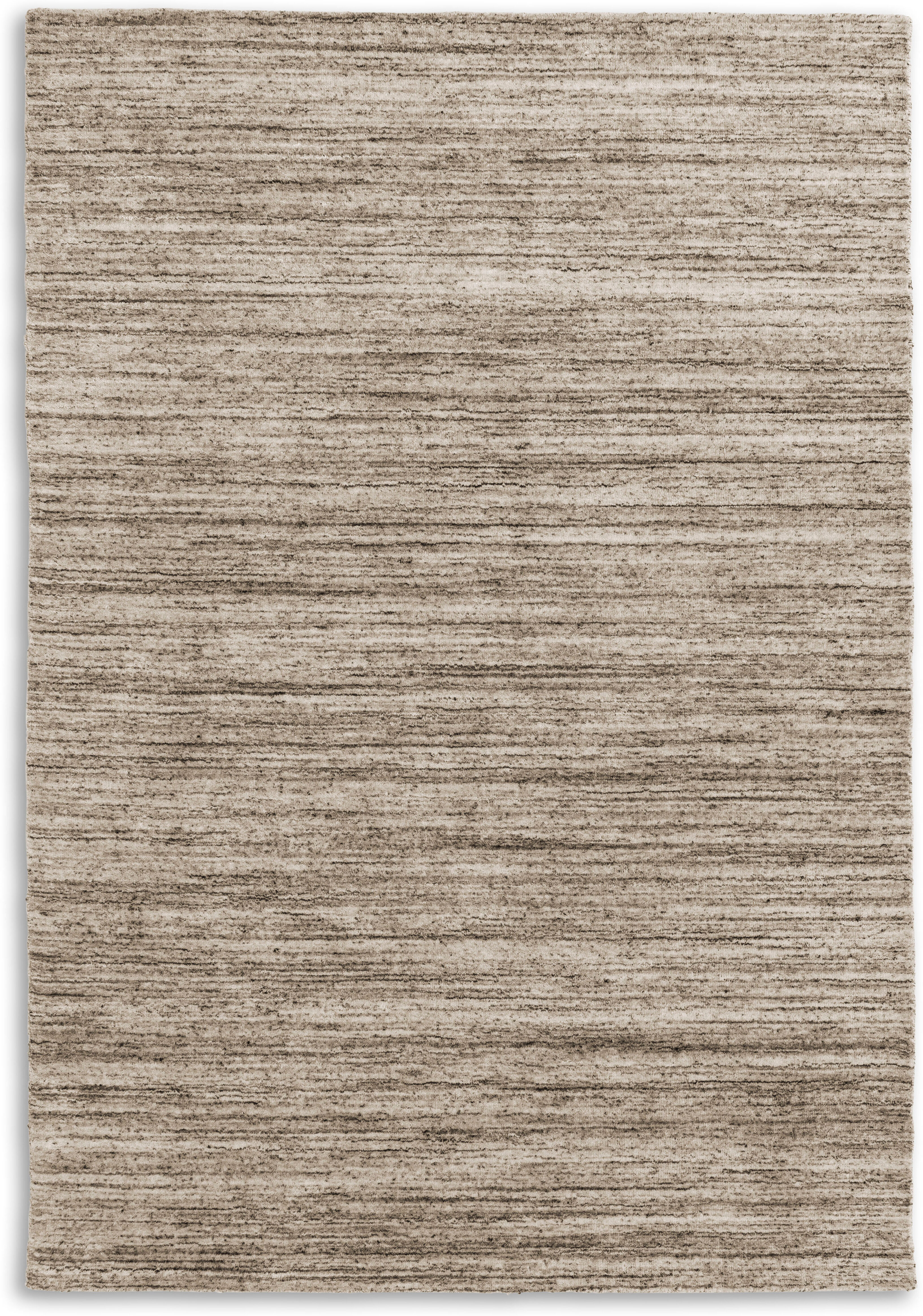 SCHÖNER WOHNEN-Kollektion "Elara 6025" rechteckig 15 mm Höhe handweb, Wolle, natürlich, Wohnzimmer, Schöner Wohnen Kollektion braun B : 70cm 1 Stk., 15mm, L: 140cm