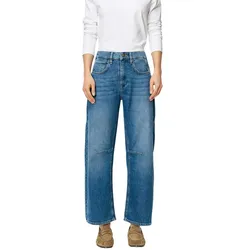 MAC Ohio Jeans Barrel in Blue Vintage-D38