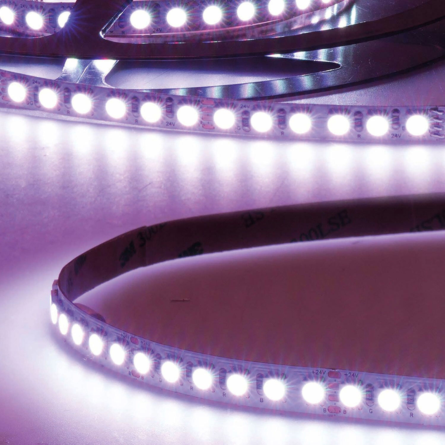 Isoled Led Rgb Linear-Flexband, 24v, 12w, Ip20, 10m Rolle