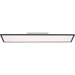 Deckenleuchte Flat in Schwarz max. 37 Watt Deckenlampe