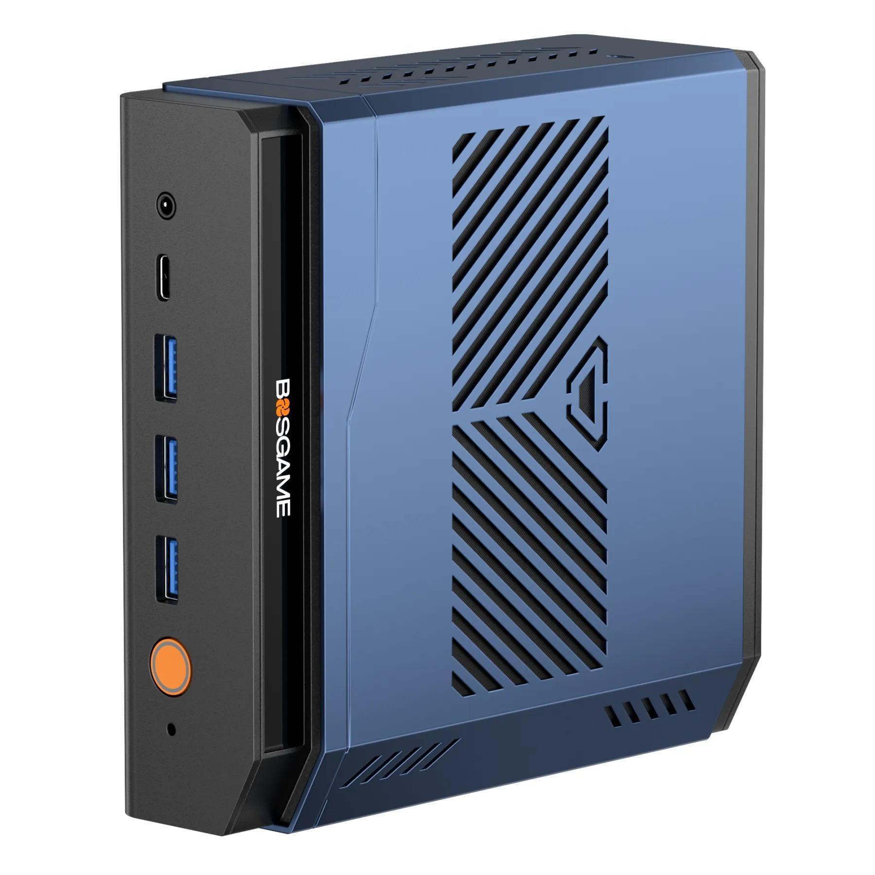 Bosgame M6 Mini PC AMD Ryzen AI 9 HX 370 32GB DDR5 RAM 1TB SSD Radeon 890M Win 11 Pro Gaming OCuLink KI Training Office LLM Workstation - BuyPlugGo