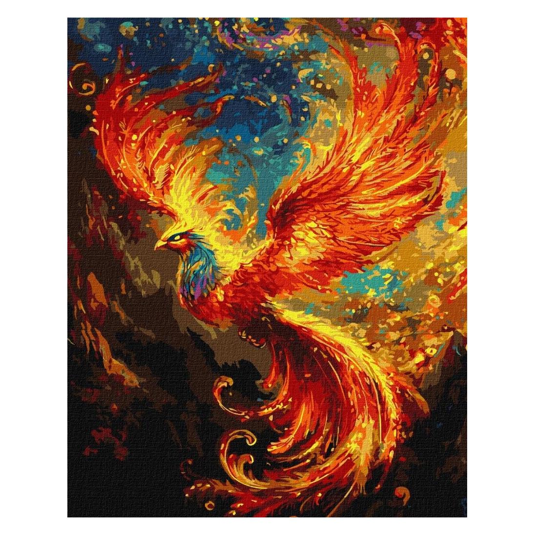 Ideyka Malen nach Zahlen - Żar-Vogel 40x50cm (58221026)