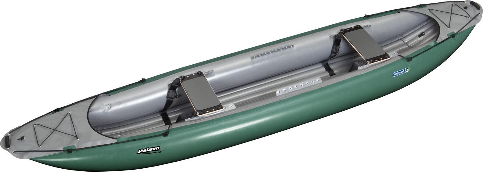 Gumotex Palava 2er Kanadier Schlauchboot Trekking Kanu Grün