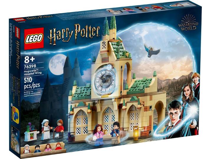 LEGO® LEGO® Harry Potter 76398 Hogwarts™ Krankenflügel Konstruktionsspielsteine, (510 St)