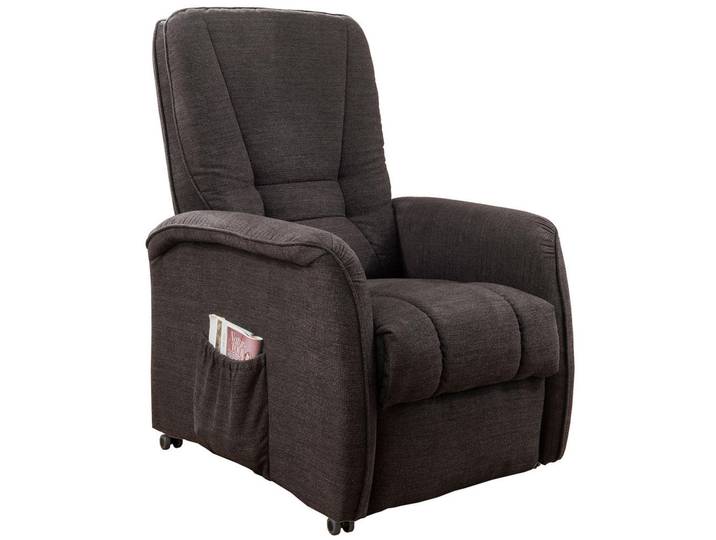 Livetastic Fernsehsessel, Dunkelbraun, Kunststoff, 77x107x88 cm, Stoffauswahl, Relaxfunktion, Wohnzimmer, Sessel, Fernsehsessel