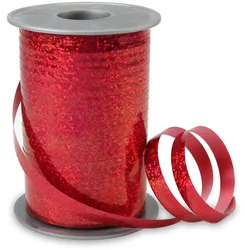 PRÄSENT Geschenkband Holly 10 mm x 200 m rot