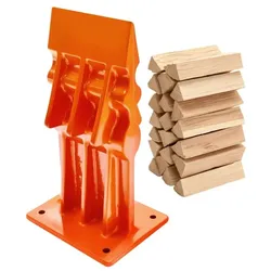 Relaxdays Manueller Holzspalter Orange