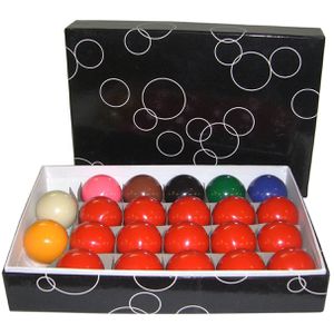 Winsport Billardkugeln Standard Snooker, Ø 52 mm, Snooker-Kugeln aus Kunststoff, in Freizeitqualität, 22 Kugeln