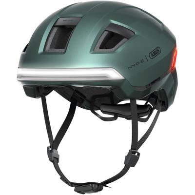 Fahrradhelm ABUS "HYP-E" Gr. M, grün (grün (jungle grün)), Helme, M Kopfumfang: 54cm - 58cm