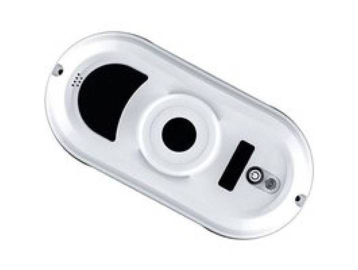 Robot laveur de vitre 5600pa navigation intelligente robot nettoyeur de vitre avec télécommande et 10 chiffons et Blanc