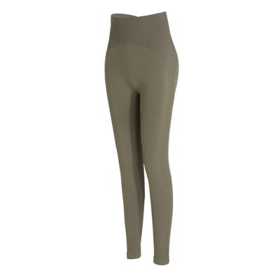 Leggings YEAZ "Leggings CHARM", Damen, Gr. S, US, grün, Obermaterial: 87% Nylon NY. 13% Elasthan EL., Hosen Leggings