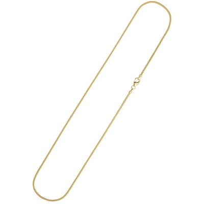 Goldkette JOBO "Schlangenkette 1,6 mm" Gr. 60, gold (gelbgold 585), Halsketten, Damen, 60cm, Gelbgold 585, Goldkette, 14 Karat 585 Gold