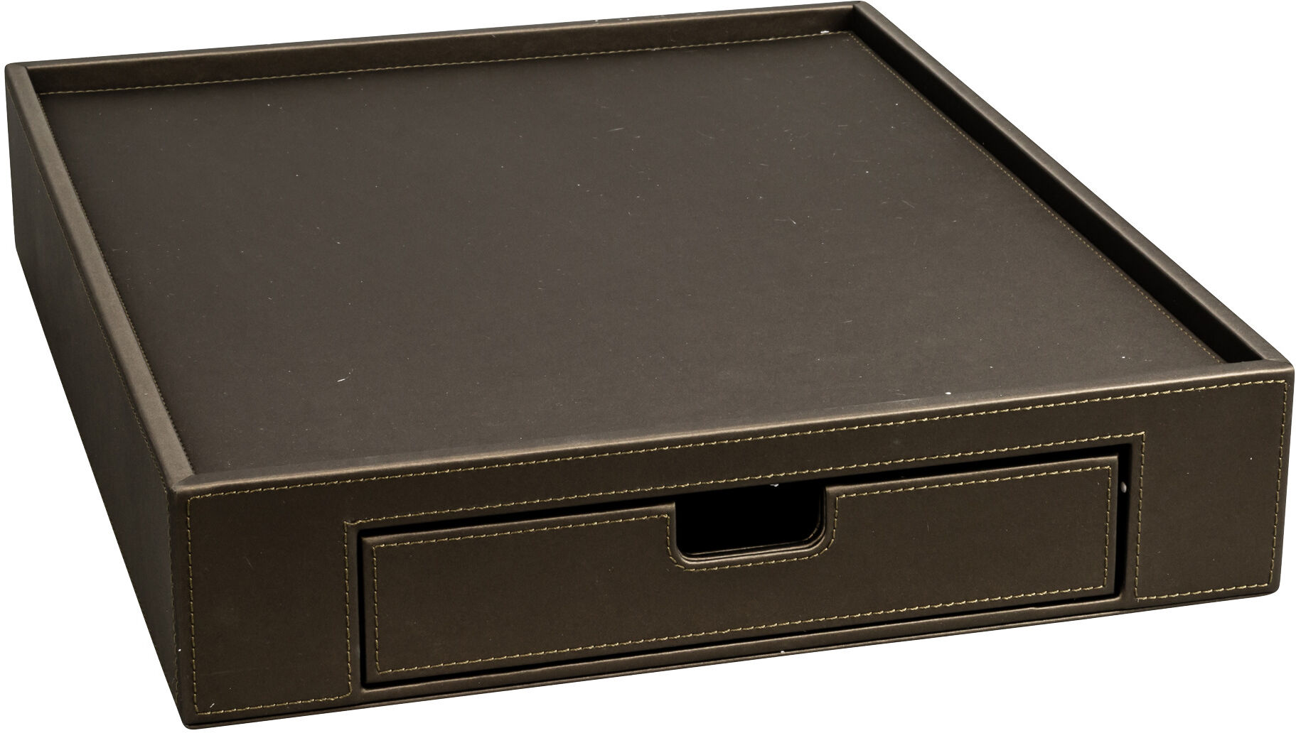 Aliseo Vassoio con cassetto Londoner Taupe 33x42 cm