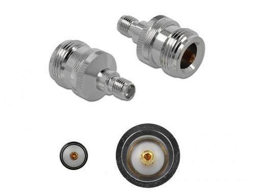 Delock 89986 89986 N-Adapter N-Buchse - SMA-Buchse 1St.