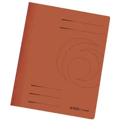 herlitz Schnellhefter DIN A4 Stabiler Manila-Karton orange