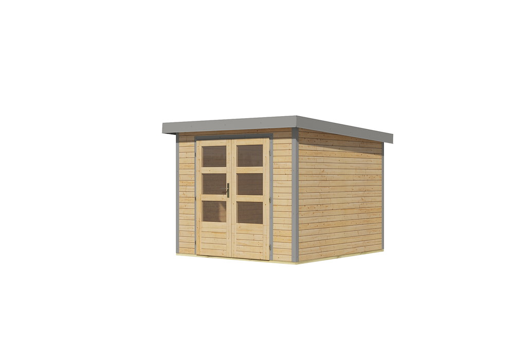 KARIBUHOLZT GH Jupiter 3,5 A 242x242x211cm natur graualu 16988235
