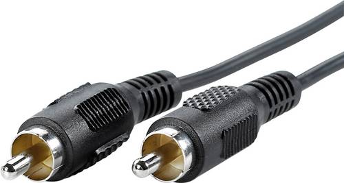 Value Cinch Video Anschlusskabel [1x Cinch-Stecker - 1x Cinch-Stecker] 2.50 m Schwarz