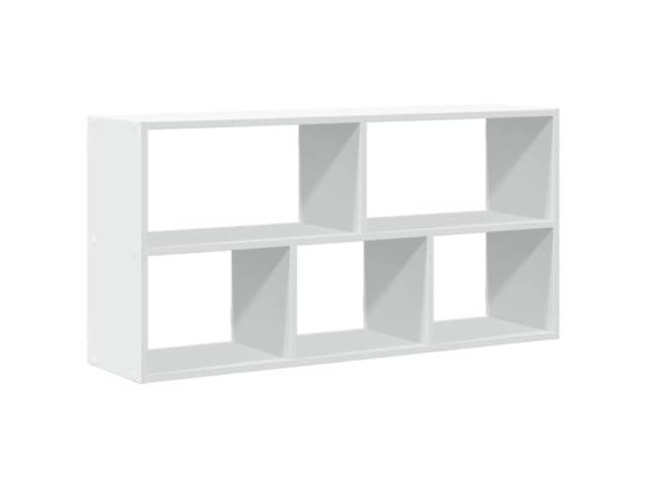 MABCQRTY Wandregal Weiß 100x25x50 cm Schweberegal aus Holzwerkstoff Modernes Wandboard für Wohnzimmer und Schlafzimmer mit geräumigen Regalfächern für Dekoration, Bücher und Alltagsgegenstände.