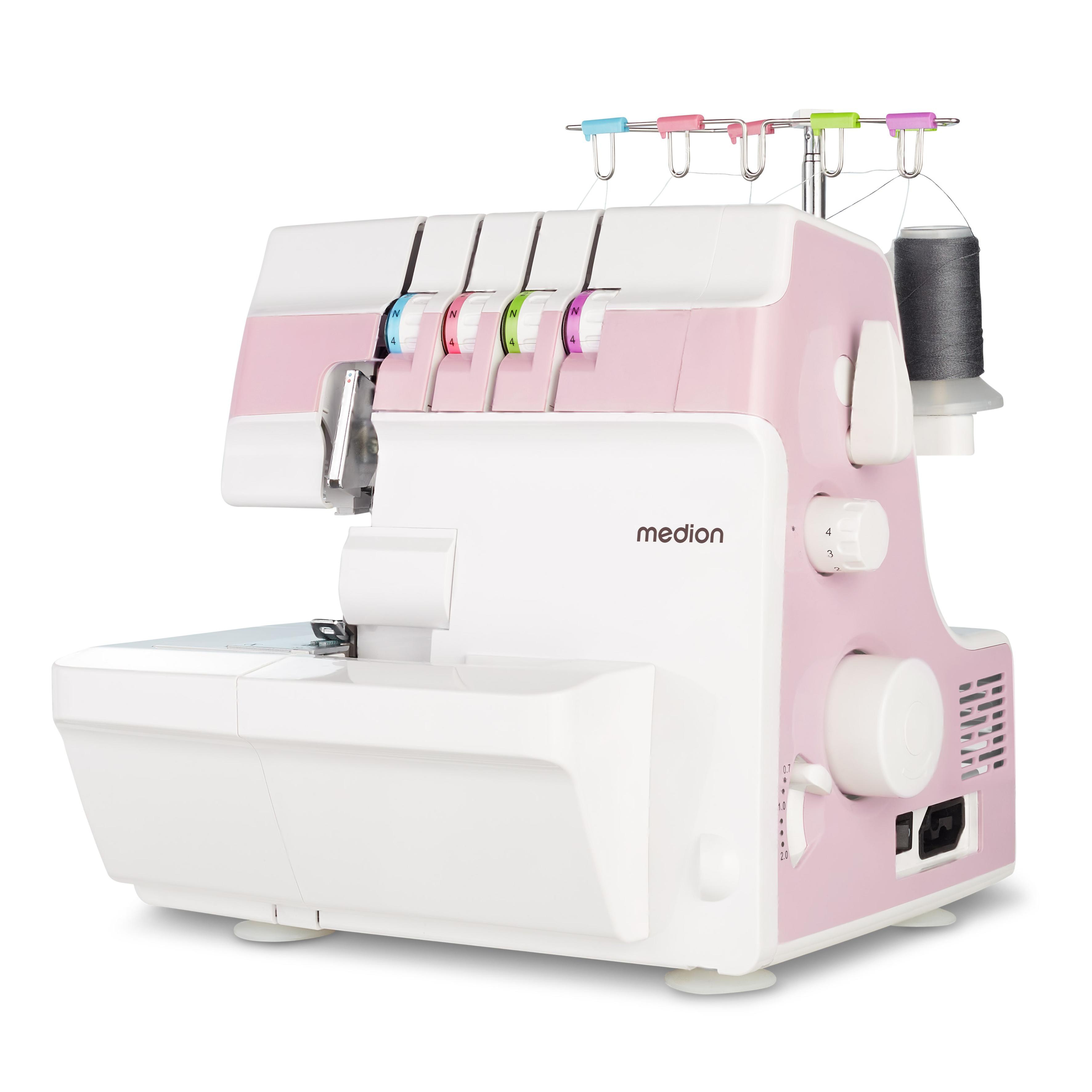 Medion LIFE® MD19169 Overlock-Nähmaschine SO90 rosa 50076522