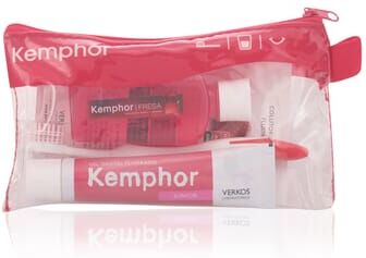 Kemphor Kids Kit De Viagem Lote 3 Peças Colutorio 25 ml