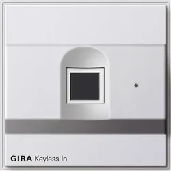 Gira 261766 Gira Keyless In Fingerprint-Leseeinheit Gira TX_44 Reinweiß