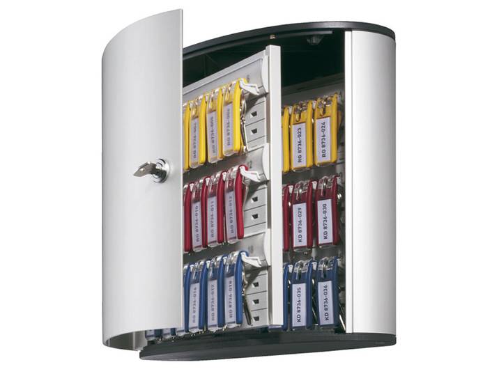 Durable Armoire à clés Design - 36 clés - Gris aluminium