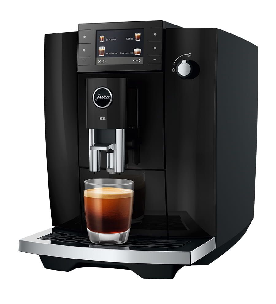 JURA E6 Kaffeevollautomat 15 bar 1,9 l AutoClean (Piano Black (EC)) 15642