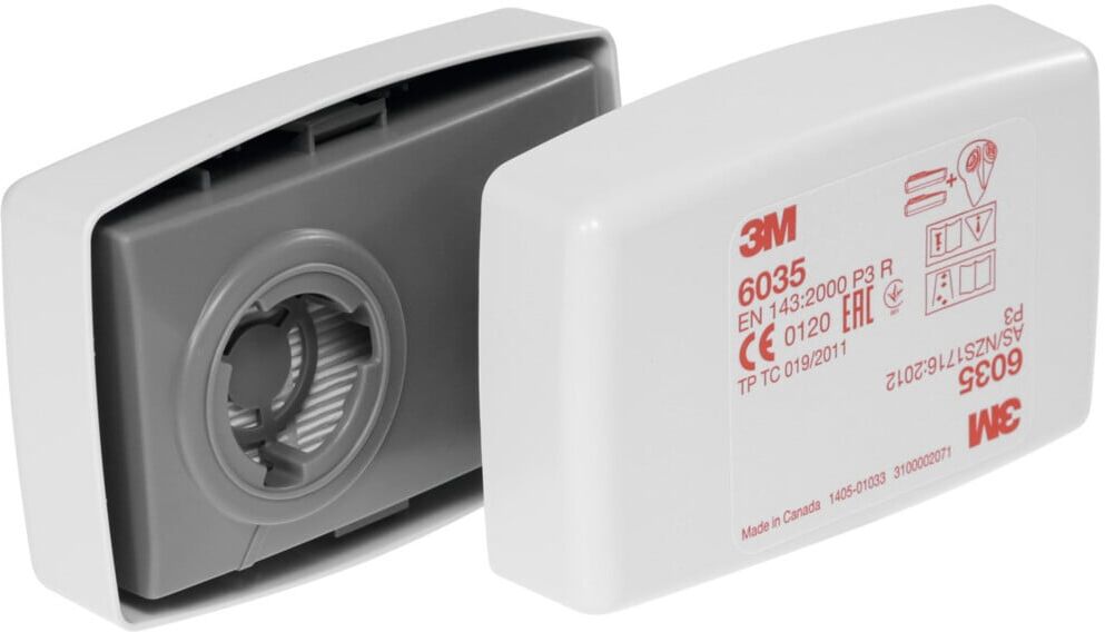 3M Partikelwechselfilter-Set, 10 Paar P3R Kunststoffgehäuse (7000032083)