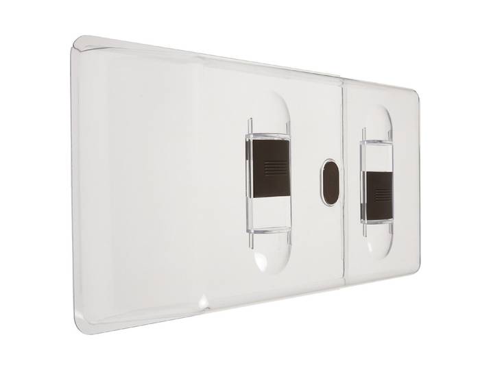 Videx Anzuchtschalen-Haube Klar-Taupe 13 × 24 × 38 cm
