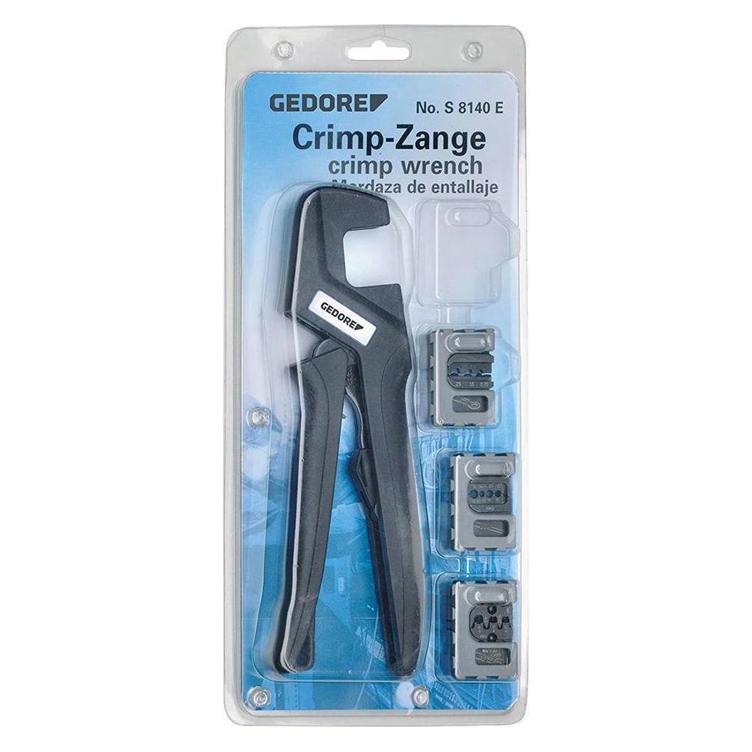 Gedore S 8140 J Crimp-Zangen-Set INDUSTRIAL 4-teilig (30 mm) (1830929)
