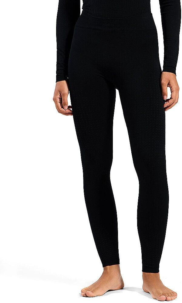 ODLO Damen TIght Performance Warm schwarz   L W