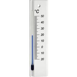 TFA Dostmann Analoges Innenthermometer aus Buche Thermometer Weiß 12.1053.09