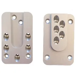 Pitzl Verbinder HVP 88210.0000 - für 18 Schrauben aus eloxiertem Aluminium