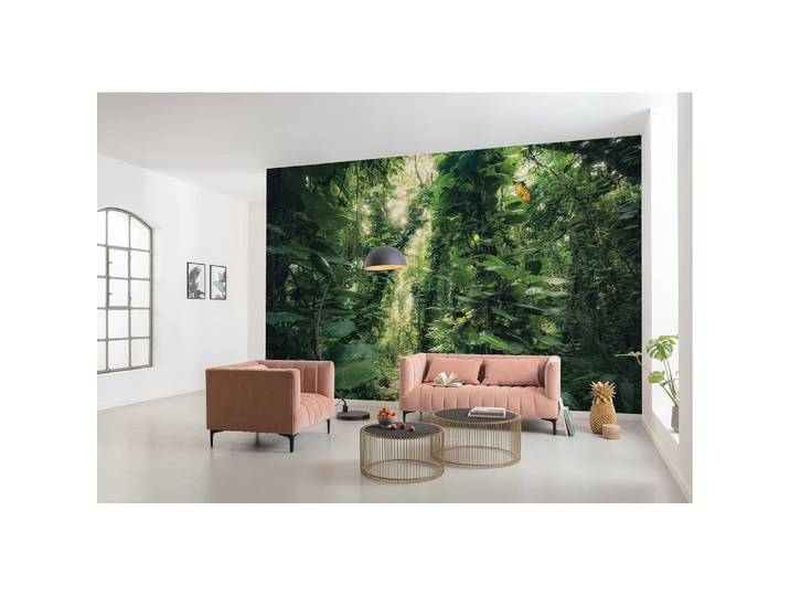 Vlies Fototapete Green Leaves 450 x 280cm
