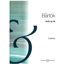Suite op.4b for 2 pianos score, Fachbücher von Béla Bartk