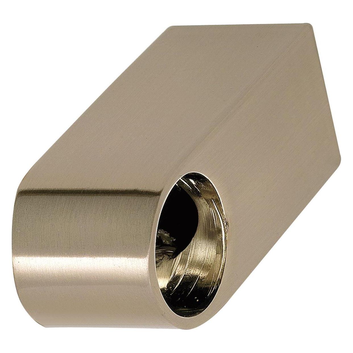 OK-Line Rohrhalter Modern eckig, Zamak Edelstahl Effekt (Druckguss, Zamak) (8170417)