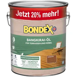 BONDEX  Bangkirai-Öl  3,00  L  20%  mehr  -  Holzschutz  Auffrischung