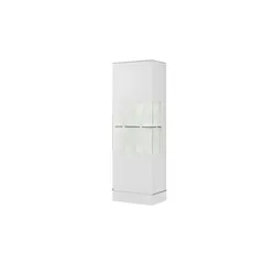 LEONARDO Vitrine  Cube , weiß , Maße (cm): B: 63 H: 192 T: 42.0